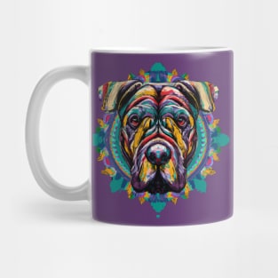 American Bully Trippy Artwork Mug